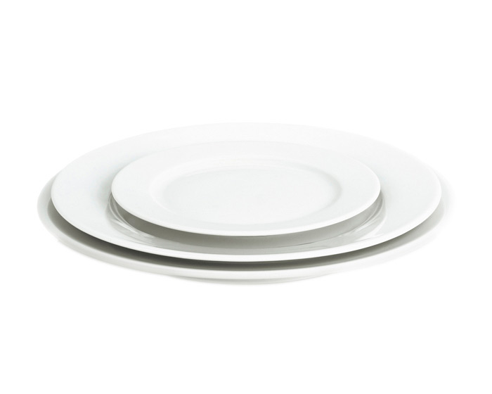 Pillivuyt Sancerre Tallrik Flat Ø 20 cm Vit
