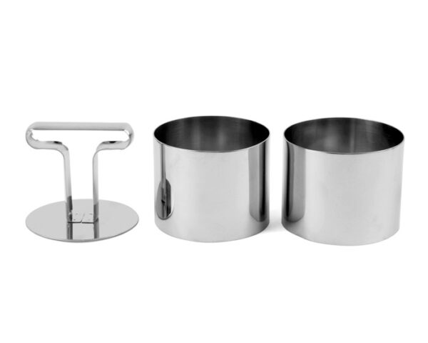 Exxent Stansset Rund 2 st Med Press Ø 7 cm