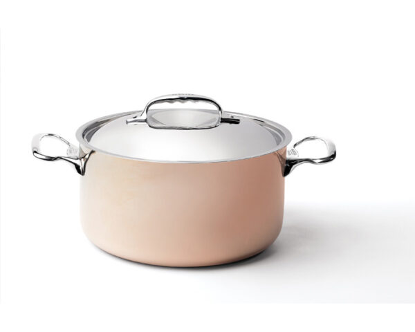 De Buyer Prima Matera Koppar Gryta Med Lock 8 L