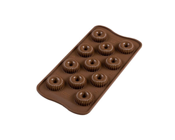 Silikomart EasyChoc 3D Pralinform Strålar Ø 3 cm