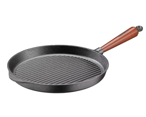 Skeppshult Traditional Grillpanna Ø 28 cm Trähandtag