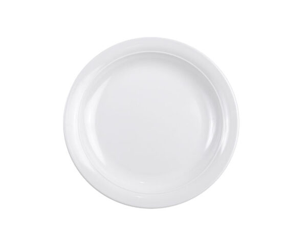 BBM Tallrik Flat Ø 26 cm Melamin Vit