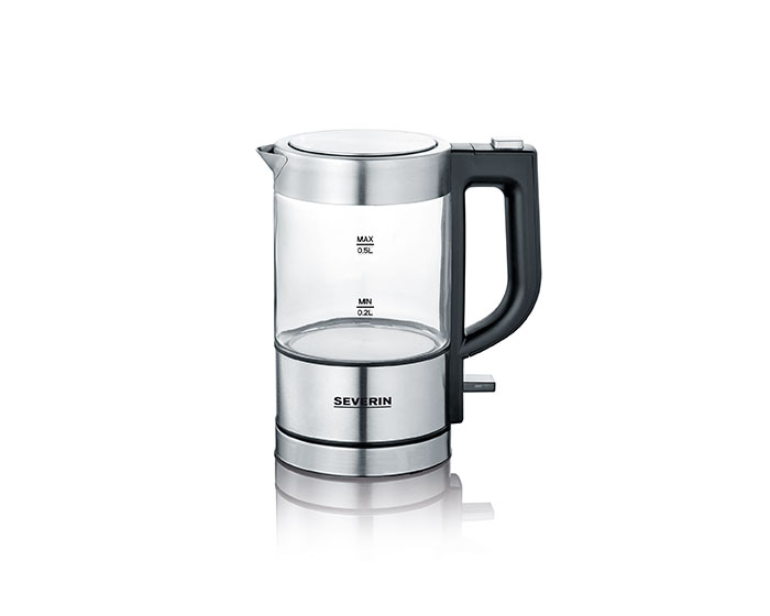 Severin Vattenkokare 0,5 L Glas/Rostfri