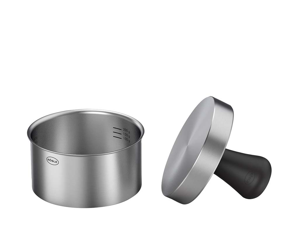 Rösle Hamburgerpress PRO Ø 12 cm 18/10 Stål