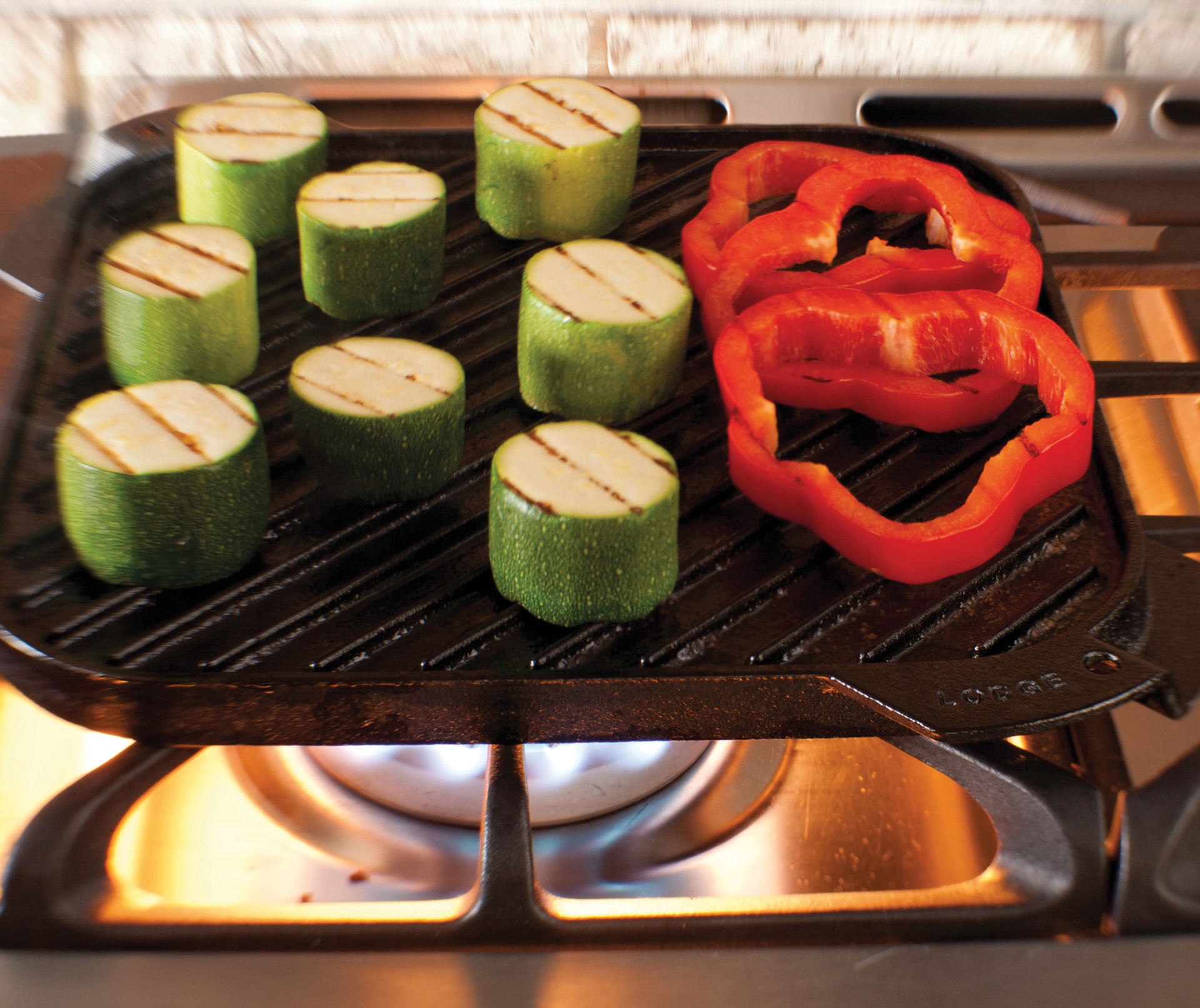 Lodge Grillplatta/Stekplatta Vändbar Kvadrat - Bild 5