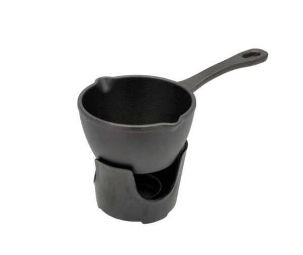 HOLM Såsvärmare Set 0,5L Gjutjärn Svart
