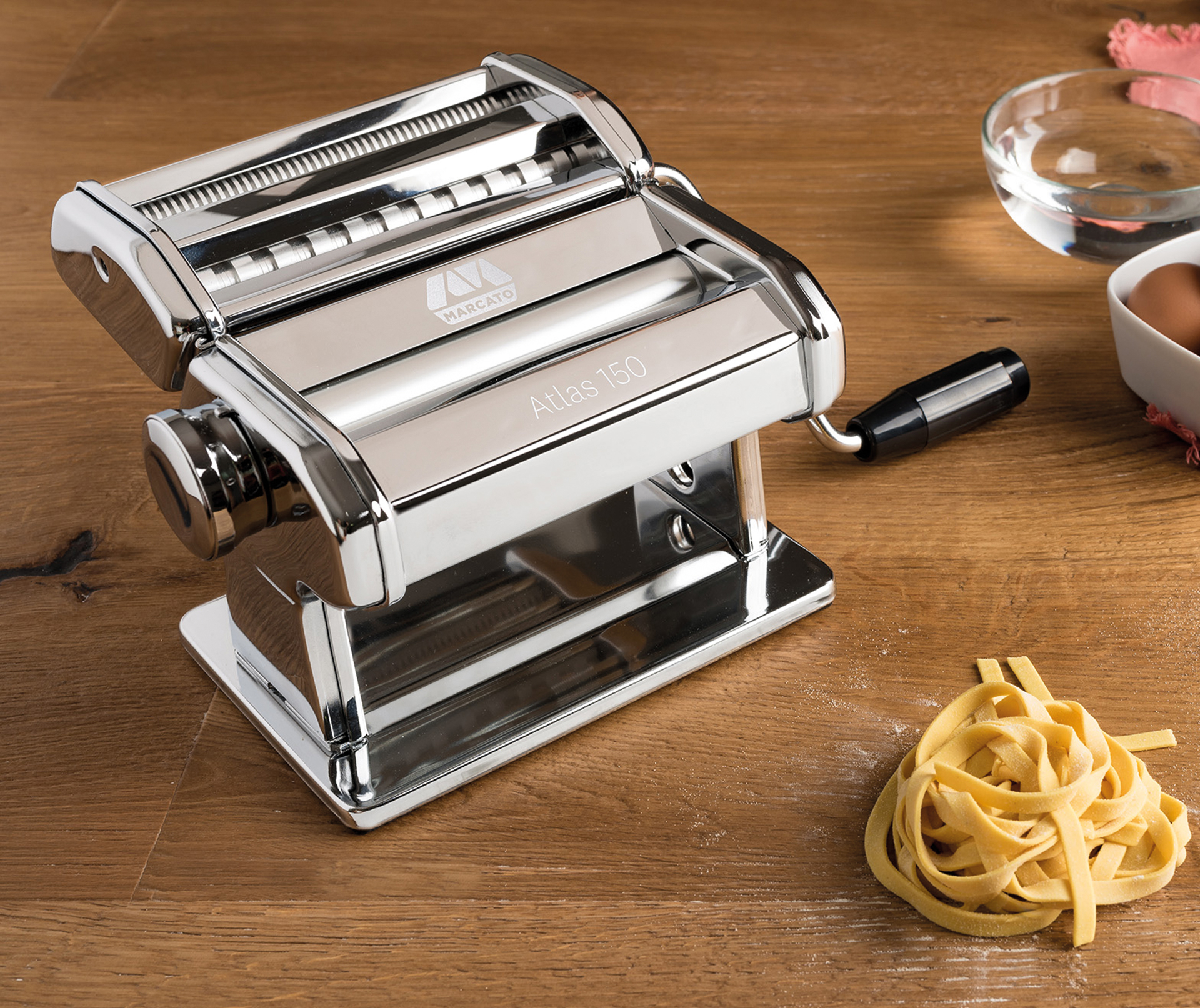 Marcato Pastamaskin Atlas 150 Classic Krom - Bild 2