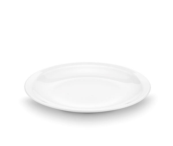 Pillivuyt Bourges Tallrik Flat 24 cm Vit