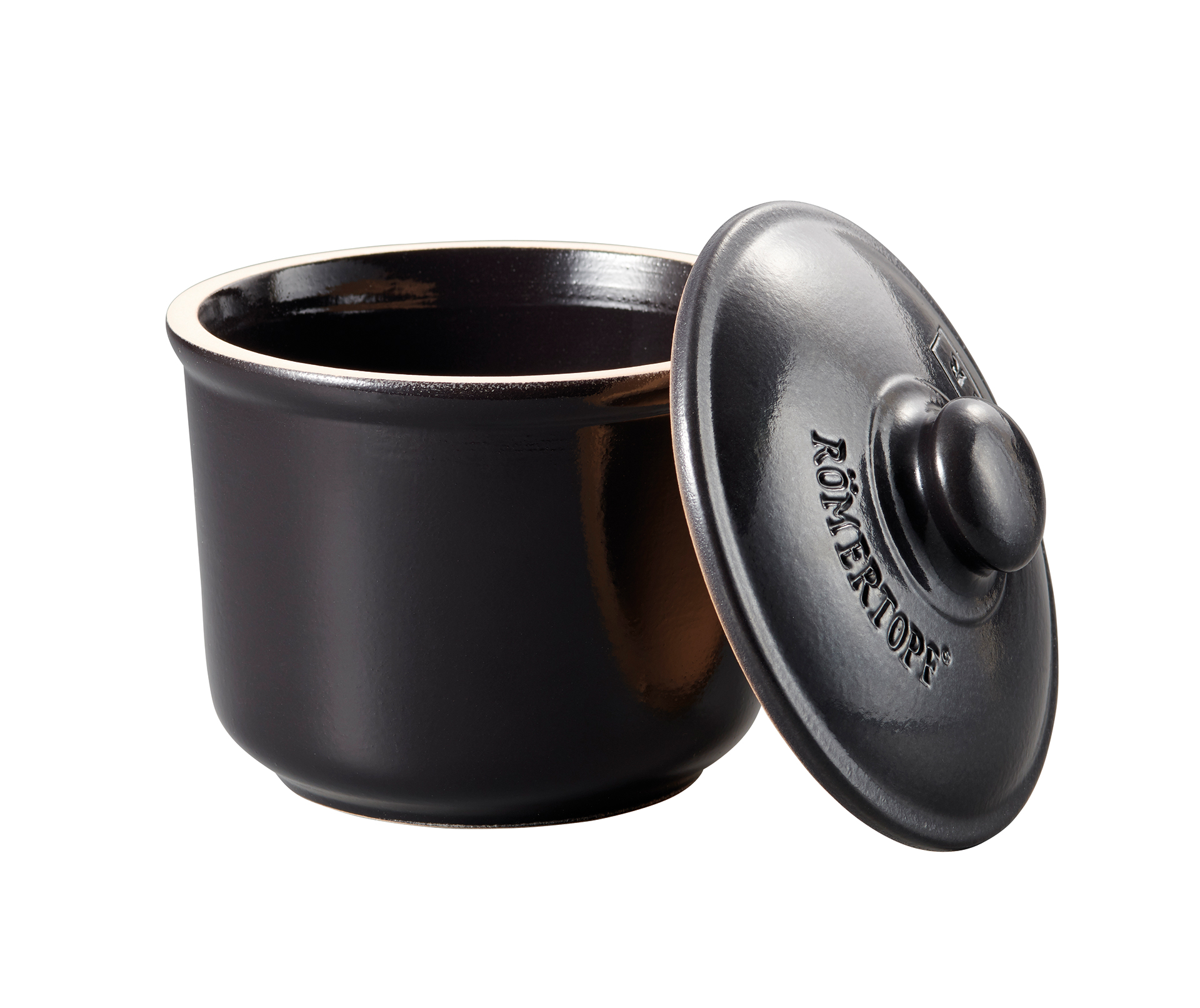 Römertopf Lergryta Med Lock 0,6 L Ø 12,5 cm
